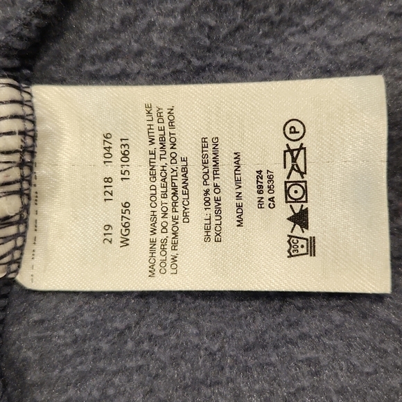 𝅺3/$20 Columbia Teal & Gray Lightweight Fleece Jacket - Picture 8 of 8